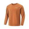 Li Ning Cool Tea T Knit Sports Round Neck Raglan Long Sleeve T Shirt Men Tops Amber-Brown ATLV109-4