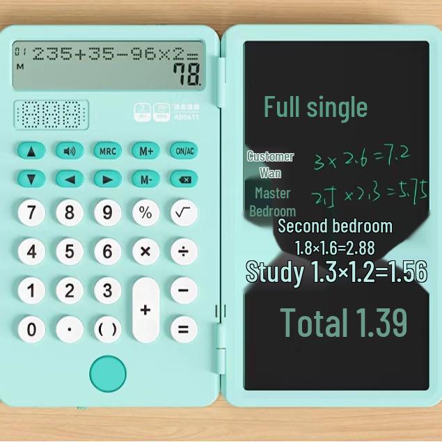 Scientific Calculator with Handwriting Pad for Advanced Studies and Exams