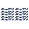 40Pcs 6mm Air Hose Pneumatic Push Connector Air Push Quick Fittings 4 Shape