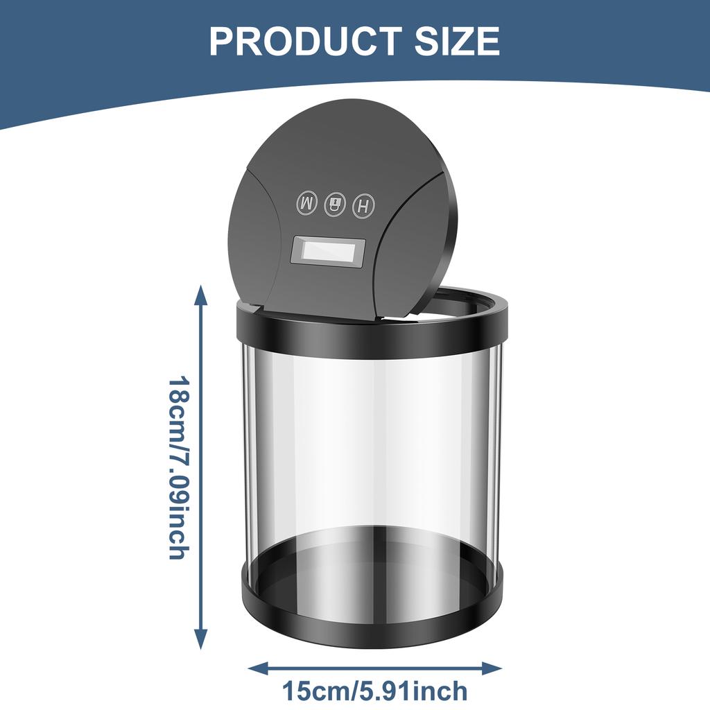 Time Locking Box Large Capacity Time Locking Container with LCD Display Habits Building Food / Phone Locking Box Auto Unlock New