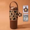 Portable Outdoor Insulated Mug Creative Coffee Tumbler with Handle Drinking Straw Cup  Kitchenware