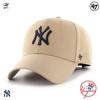 Casquette Relaxed Fit - 47 Brand - MVP New York Yankees - Beige - Ajustable - Automne/Hiver