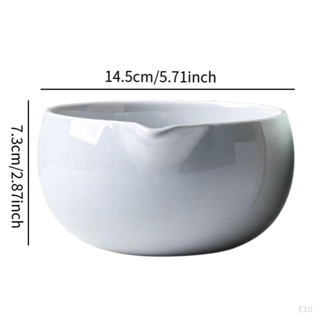 Керамическая чаша для матча с носиком для смешивания чая для домашнего офиса