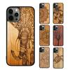 Натуральный бамбуковый деревянный чехол для телефона для iPhone 17 Air 15 16 16e 14 13 Pro Max Coque 12 11 Pro Max PLUS мобильный fundas чехол