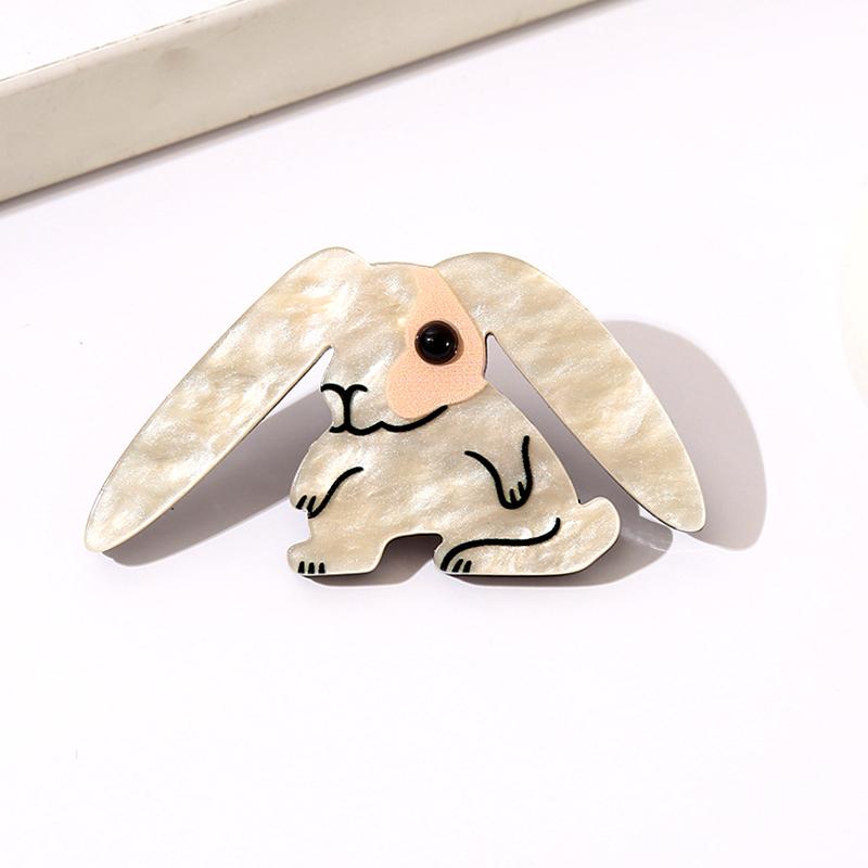 1 шт. Аксессуары для одежды, женские акриловые броши в виде кролика, милая детская брошь в виде кролика ручной работы