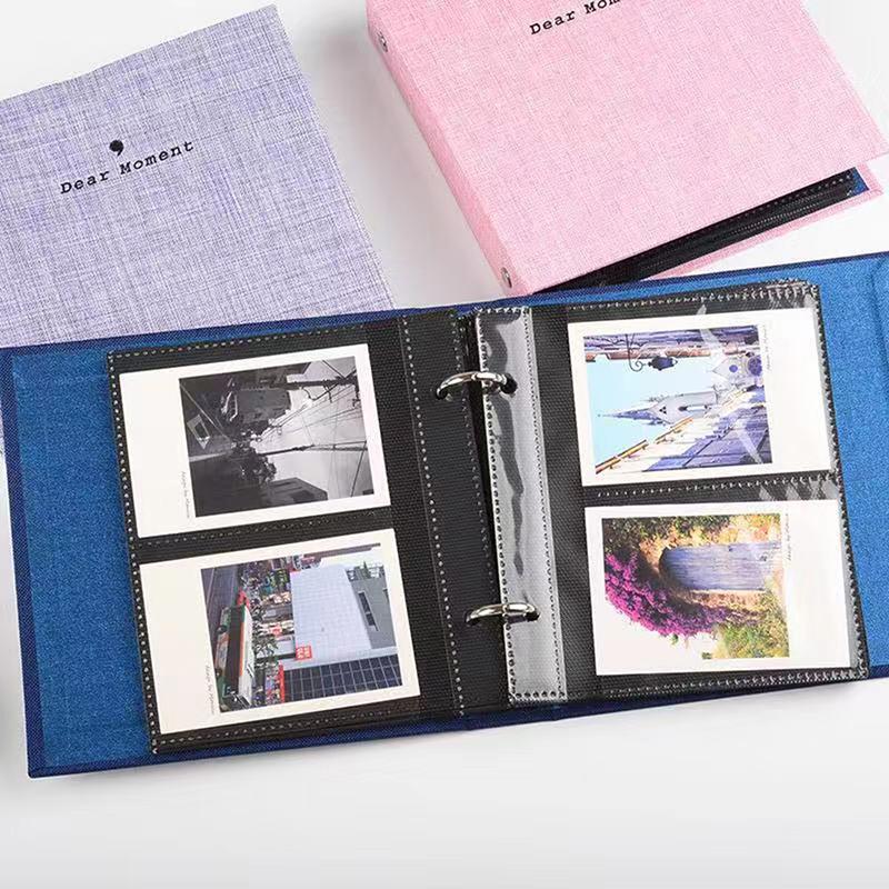 Альбом для фотографий на 100 кармашков, 3 дюйма, переплет-книга, для Instax Mini 11 9 8 7s 90 70 25