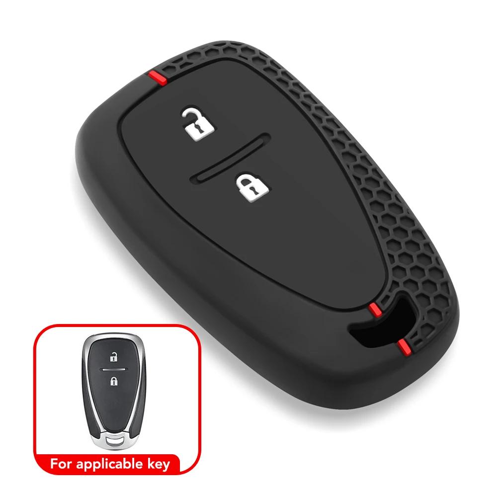Для Chevrolet Cruze Malibu Spark Sonic Impala Equinox Volt Trax Traverse Camaro чехол для пульта дистанционного управления с силиконовым чехлом для автомобильного ключа