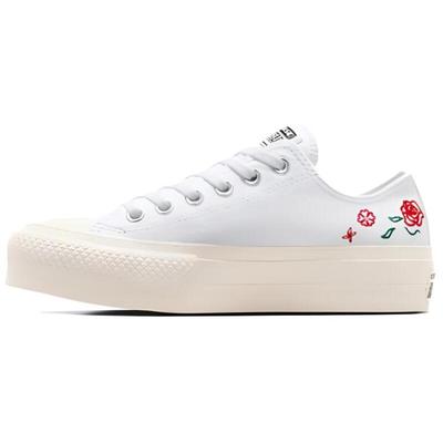 Chuck Taylor All Star Простые и Удобные Нескользящие и Износостойкие Эспадрильи с Низким Верхом Женские Белые