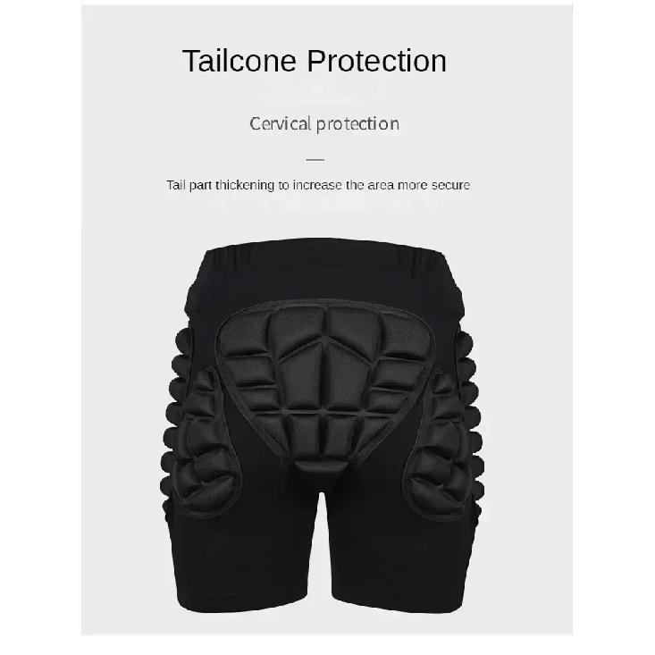 Kids Outdoor Sports Protective Shorts Ski Snowboard Roller Skate Hip Padded Gear