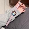Suitable for Huawei gt6 watch gt5 coffee kitten watch4pro leather Xiaomi 8910 Apple S11 strap