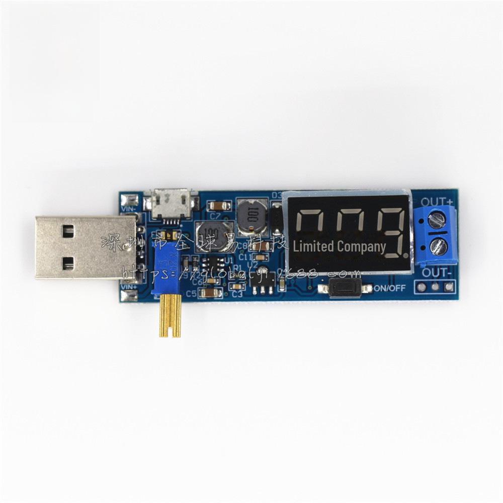 Модуль повышающего стабилизатора напряжения DC-DC USB, преобразует 5 В в 3,3 В/9 В/12 В/24 В, настольный модуль питания