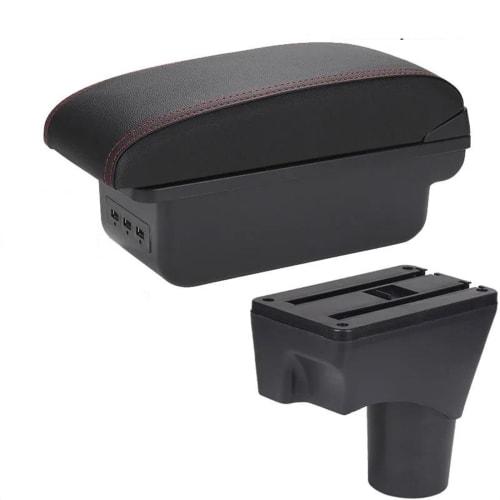 Easy To Install Car Armrest Box Car Armrest Arm Storage Box Modification Parts Car Accessories Fit for Nissan March Micra K13 2010-2022 (Color : B1 Bl
