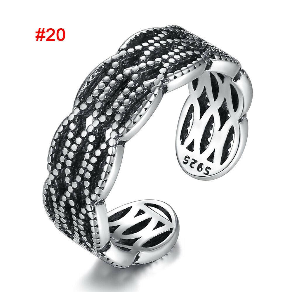 Thumb Rings Ladies Mens Toe Rings Adjustable Open Band Simple Exquisite Womens Ring