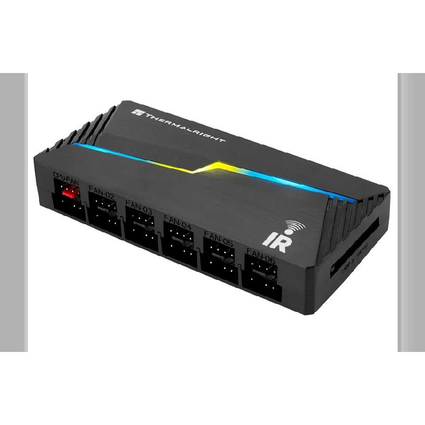Thermalright ARGB AND FAN HUB X12 IR BLACK&WHITE Supports power supply ARGB lighting interface Supports 12 fans at the same time