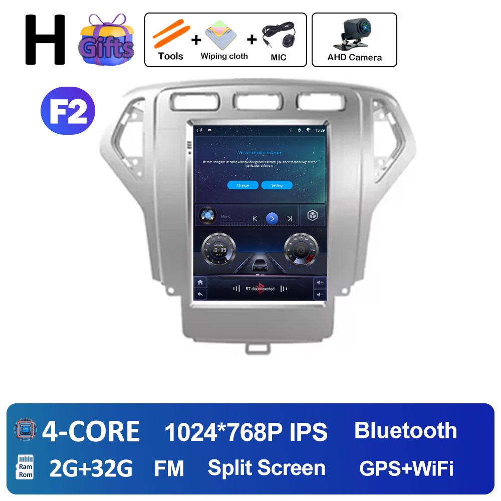 Автомобильный аудиоплеер Android Auto Wireless Carplay для Ford Mondeo 4 2006 2007 2008 2009 2010 Вентилятор охлаждения DSP Stereo Bluetooth WIFI