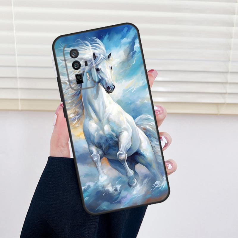 Живопись Величественная Лошадь Чехол Для Xiaomi 13 14 15 Ultra 11T 12T 13T 14T Pro POCO X7 Pro X3 X5 X6 M6 F5 F6 Pro Чехол