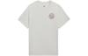 Li Ning T Shirts Unisex Ecru Crew Neck Moderate Straight Fit AHSS171-1