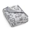 Pet Blanket Warm Cut Print Footprint Cover Blanket for Cats and Dogs Mat Flannel Embossed Pet Blanket