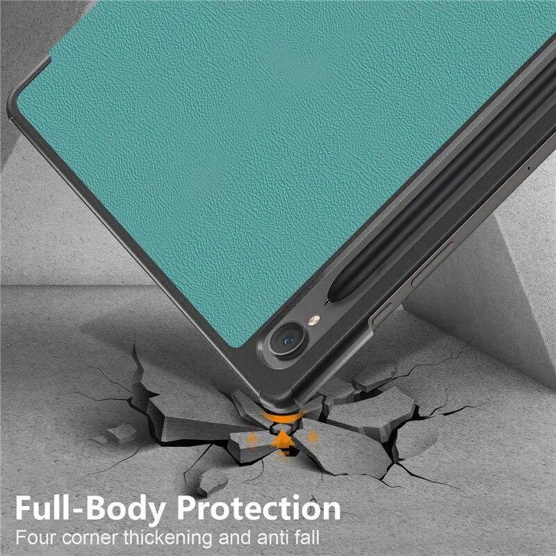 Умный кожаный чехол для Samsung Galaxy Tab S9 FE S9FE 2023, чехол 10,9 дюймов, складная подставка, магнитный чехол для планшета Samsung Tab S9 FE, защитный чехол