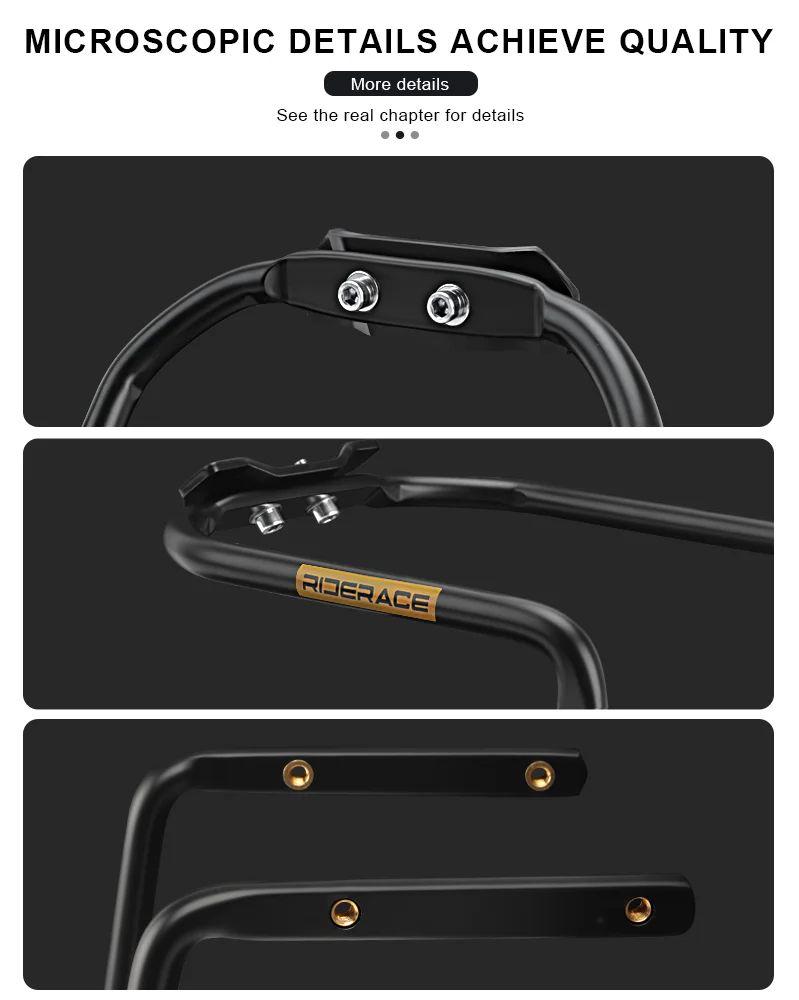 Кронштейн стабилизатора седла велосипеда RIDERACE, кронштейн для крепления заднего сиденья, полка для багажника, держатель для сумки для велосипеда, держатель для бутылки с водой