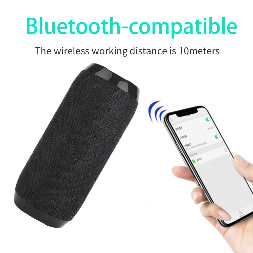 Портативная Bluetooth-колонка, беспроводная, водонепроницаемая, для улицы, с громким стереозвуком, басами, USB, FM