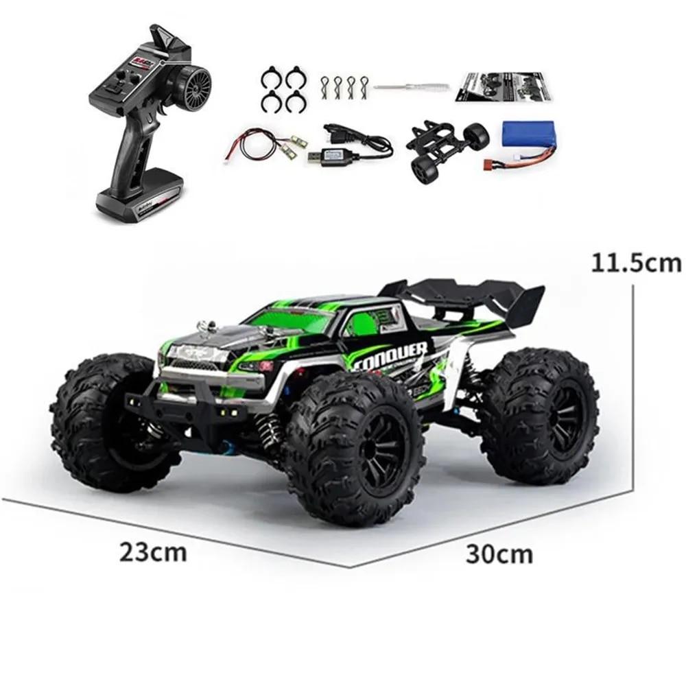 Новый автомобиль 4x4 с дистанционным управлением, 50 км/ч, со светодиодными фонарями, внедорожный 4x4, высокоскоростной дрифтовый монстр-трак, бесщеточный гоночный автомобиль для детей и взрослых, игрушки в подарок