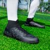 Football Shoes 33-45 Men's High-top Sock Mouth Football Shoes Youth Sports Shoes Football Training Shoes Art Makeup Lawn Children Football Boots