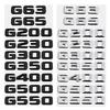 3D Letter Car Sticker Modified Tail Trunk Emblem Badge for G Class G63 G65 G200 G230 G300 G350 G400 G500 G550 Logo Decal