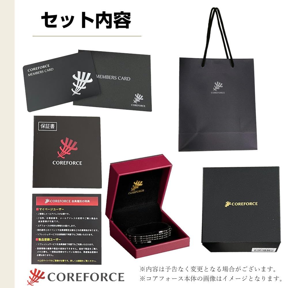 [COREFORCE] Браслет-петля Coreforce Loop из нержавеющей стали, модель SUS, с официальной сумкой (70 см, ЧЕРНЫЙ)