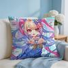 NNeedy Girl Streamer Overloa Cushion Cover Square Pillow Bedroom Sofa Leisure Comfort Living Room Home Decoration X