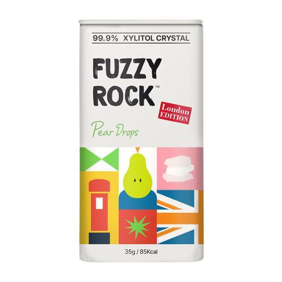 Конфеты Fuzzy Rock Xylitol Crystal в жестяной коробке 35 г 4 вида, выберите 1