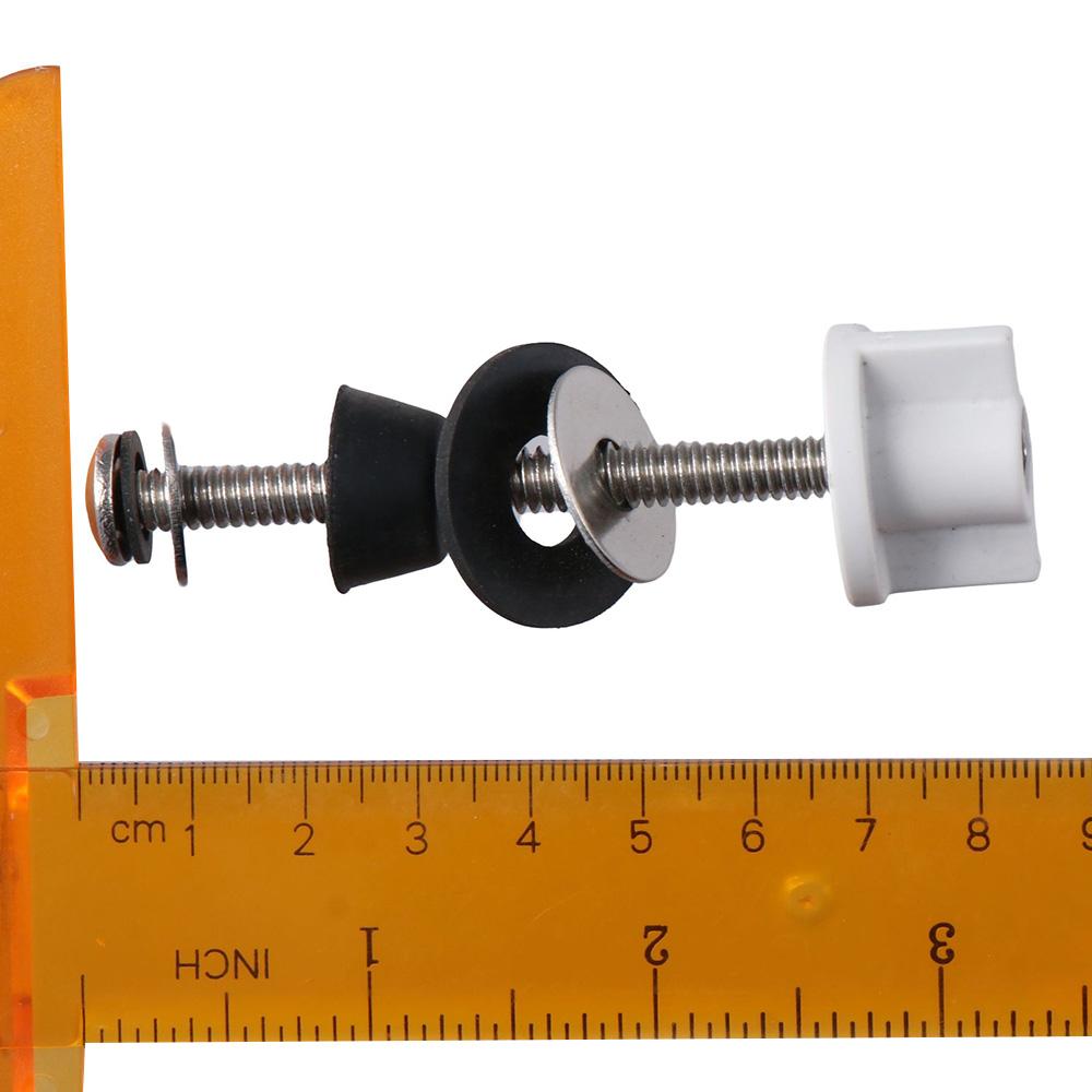 2 Pieces Stainless Steel Toilet Seat  Hinge Bolts Fixing Screws Bolts  Toilet