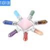 Energy Generation Pyramid Ornament Natural Crystal Semi Gem Seven Chakra Ornament