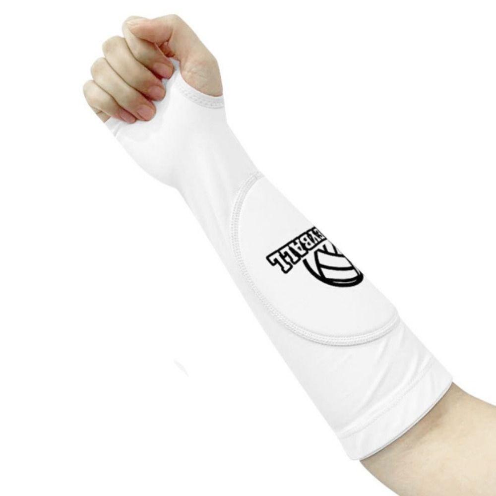 1Pair Breathable Volleyball Arm Sleeves Elastic Forearm Sleeves Sports Arm Guard  Basketball