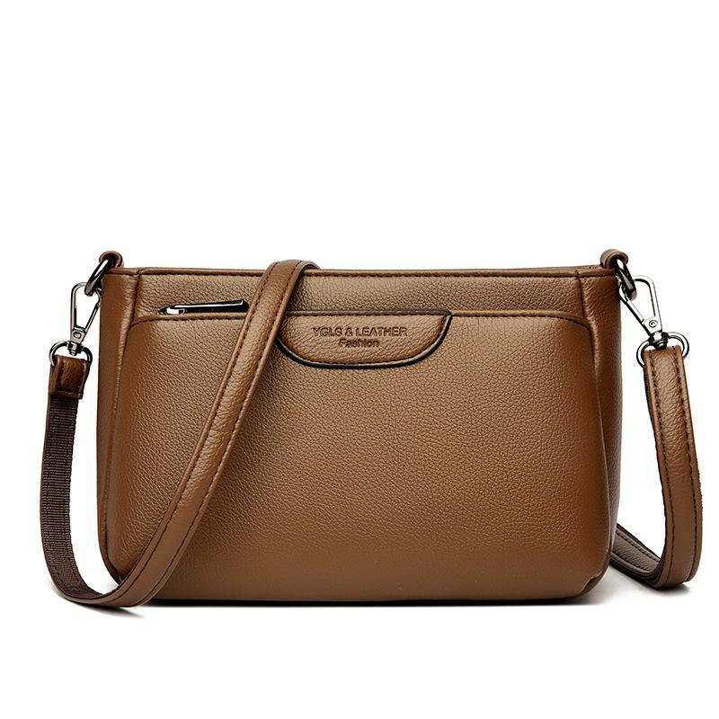 Женская сумка через плечо, модная сумка для мам среднего возраста, повседневная универсальная сумка через плечо для женщин