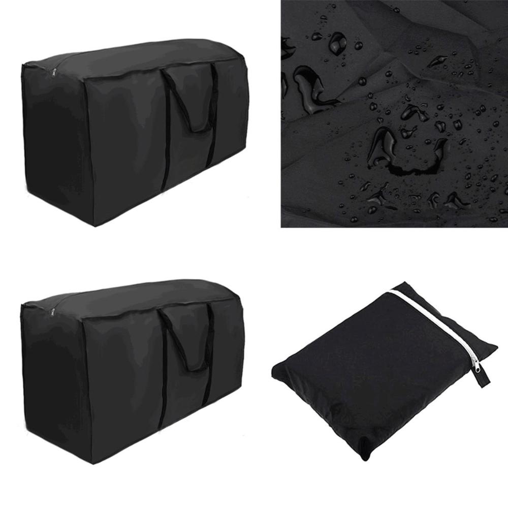 Waterproof Extra Large Heavy Duty Outdoor Cushion Pouch Furniture Cover Storage Bag Toys Organizer
