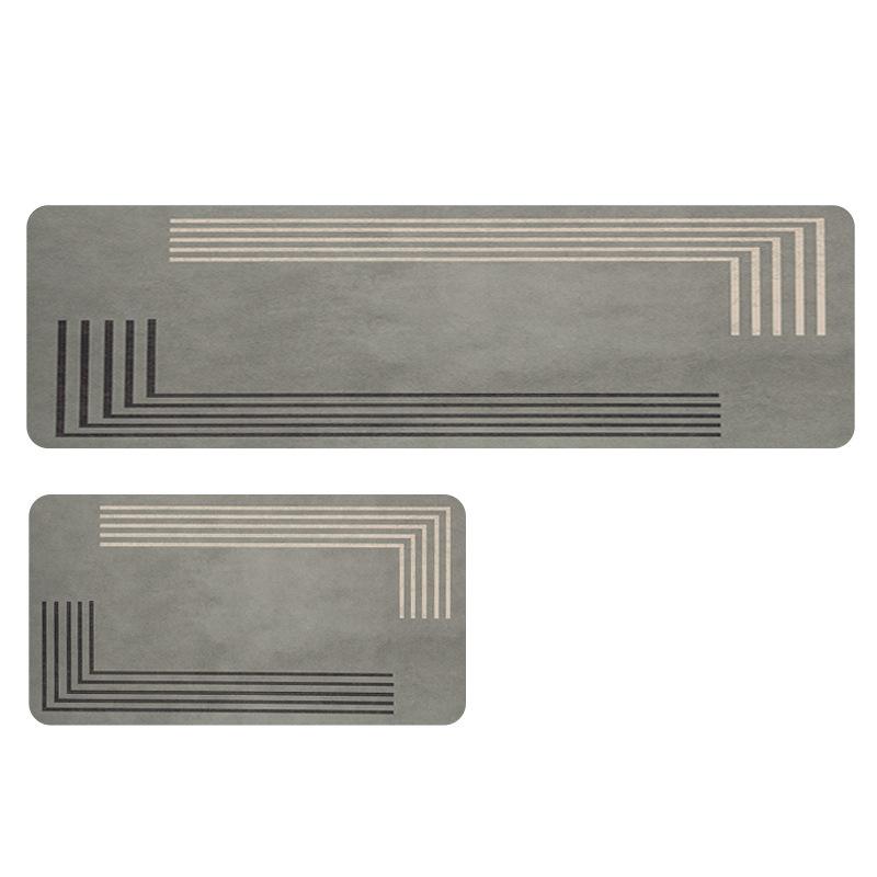 Коврик для кухни с длинной полосой, впитывающий масло, впитывающий напольный коврик, нескользящий коврик для ног, противомасляный коврик для дома, дверной коврик, ковер