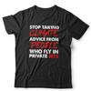 Climate Change TShirt Stop Taking Climate Advice Unisex and Kids Global Warming