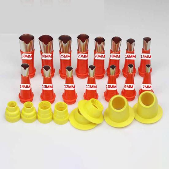 Универсальный набор для герметизации. Прочный набор насадок из нержавеющей стали со встроенными резиновыми инструментами. Нержавеющий, устойчивый к коррозии, универсальный набор насадок для герметизации.