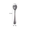 1PCS Heart Shaped Couple Spoon Creative Stainless Steel Coffee Tea Dessert Stirring Spoon LS