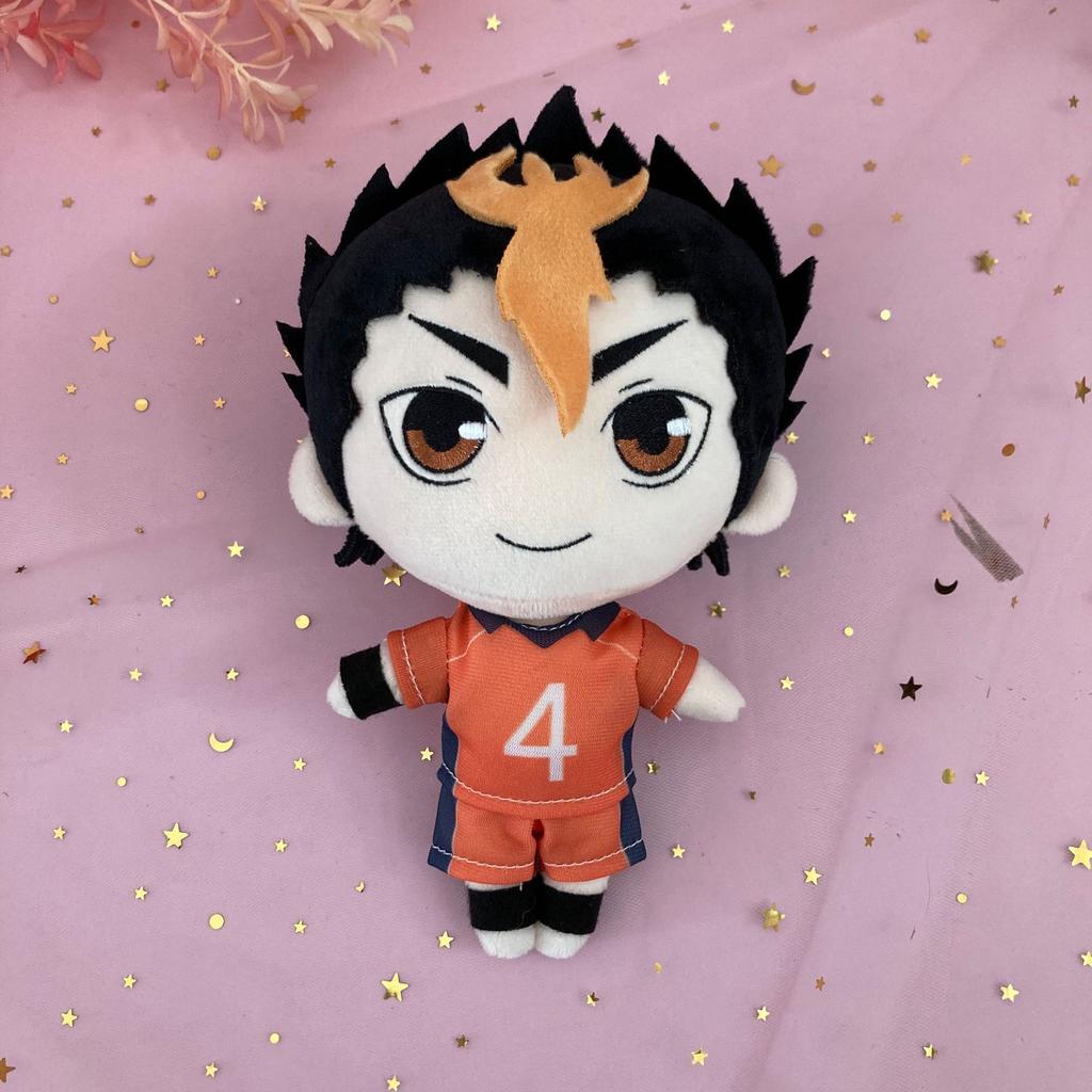 Аниме Haikyuu, плюшевая кукла, игрушка Тобио Кагеяма Шойо Хината Куроо Тецуро, мягкая подушка, коллекция, подарок, размер 20 см