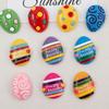 20/100PCS Cartoon Easter Series DIY Cream Glue Resin Accessories Hair Accessories Head Rope Pendant Pendant Handmade Patch