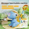 Dinosaur Bubble Machine for Kids Rechargeable Bubble Maker with Lights Portable Outdoor Toys for Toddlers 3-6 Year Old Boys Girls