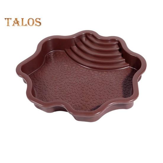 Бассейн для купания рептилий, большая кормушка для черепах, миска для воды с пандусом, аквариумное украшение для ящерицы, геккона, змеи, черепахи, бородатой агамы