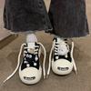 White Deer Same Casual Canvas Shoes Women's Summer Wear 2025 Niche Design Versatile Ugly Cute Platform White Shoes Board Shoes