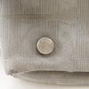 CHANEL Tote MM Tote Bag A15991 New travel line Silver Nylon canvas Women Used