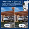 8MP V380 Pro Outdoor Waterproof CCTV Camera WIFI Wireless Dual Lens with Dual Screen Night Vision