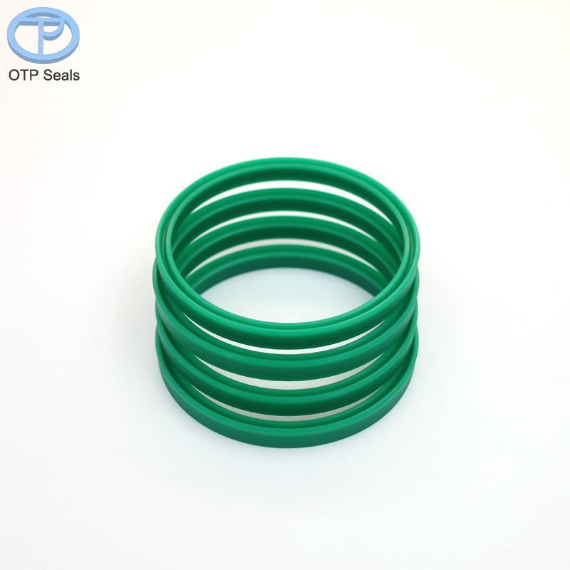 Y-type sealing ring polyurethane single lip piston rod PU green Y-ring seals non-standard parts shaped parts factory customized