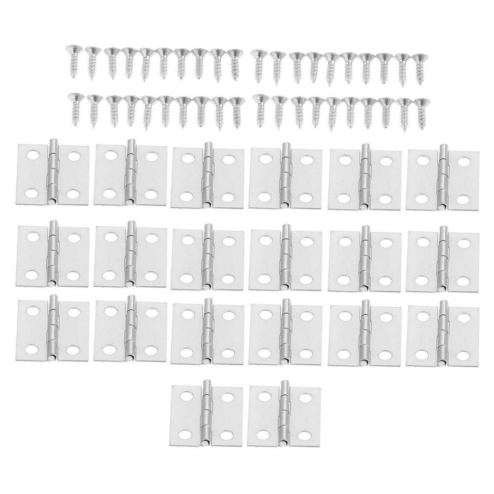 50 шт. Мебельная Кабинетная Невидимая Петля для Ящика Подарочной коробки Рамки Мини Угловые Петли Поддержка Ювелирного Футляра