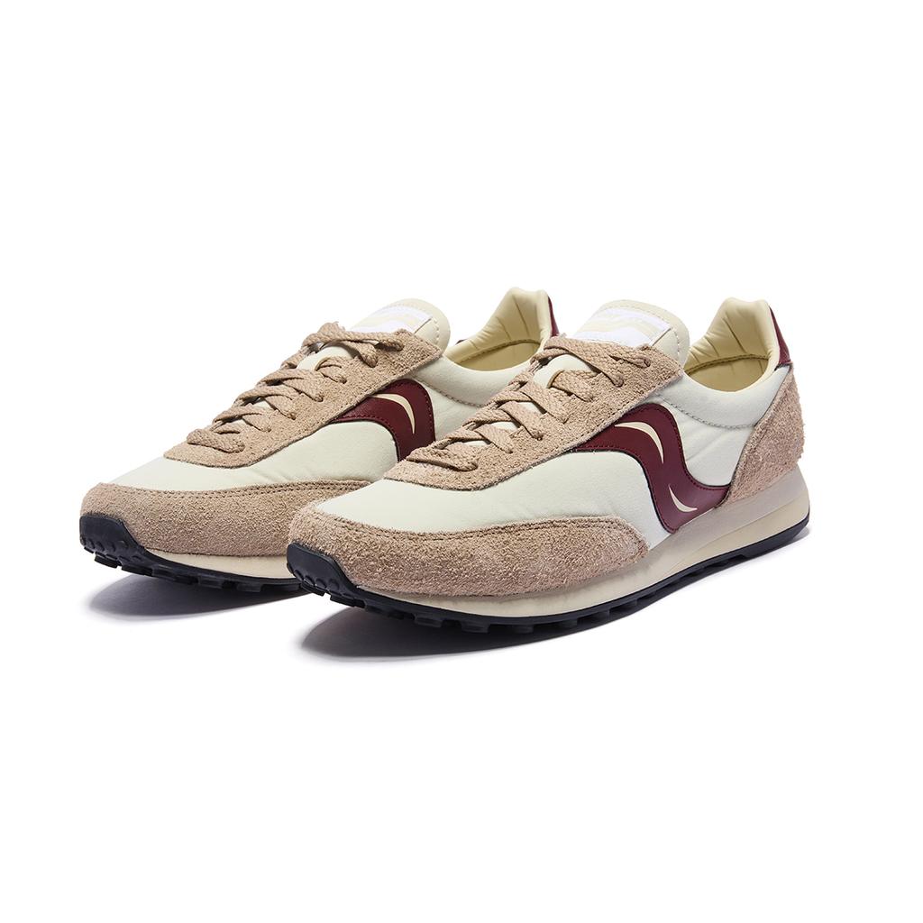 SAUCONY Кроссовки Trainer 80 Original бежево-бордовые унисекс кремовые S70883-2